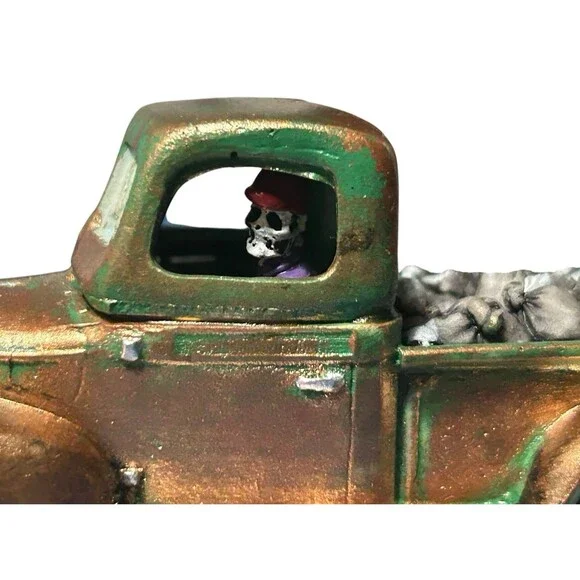 Lemax 2024 Spooky Town Village Accessory Garbage Pick-Up Truck #43705 EUC - Picture 5 of 9